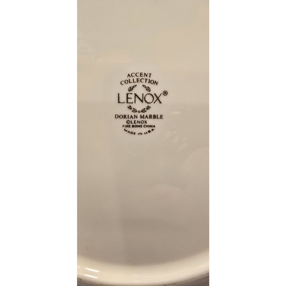 1997, Lenox Fine China "DORIAN MARBLE" Individual Salad Plate Accent Collection - Picture 6 of 6